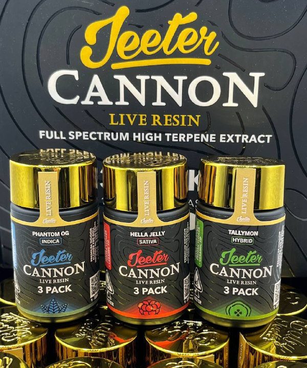 premium exotic extracts live resin Jeeter cannon prerolls joint packs full spectrum high terpenes indoor infused cannabis flower 