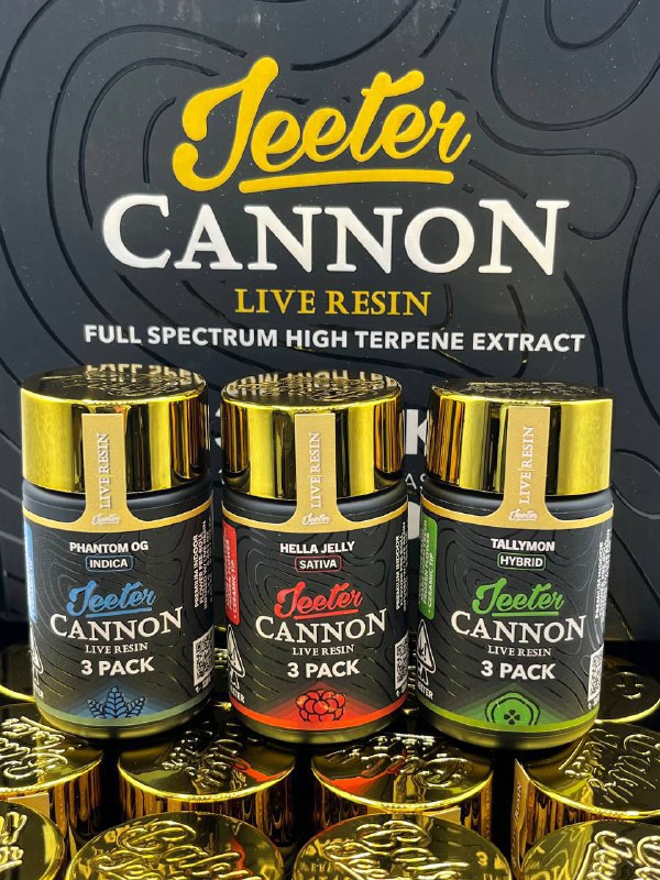 premium exotic extracts live resin Jeeter cannon prerolls joint packs full spectrum high terpenes indoor infused cannabis flower 